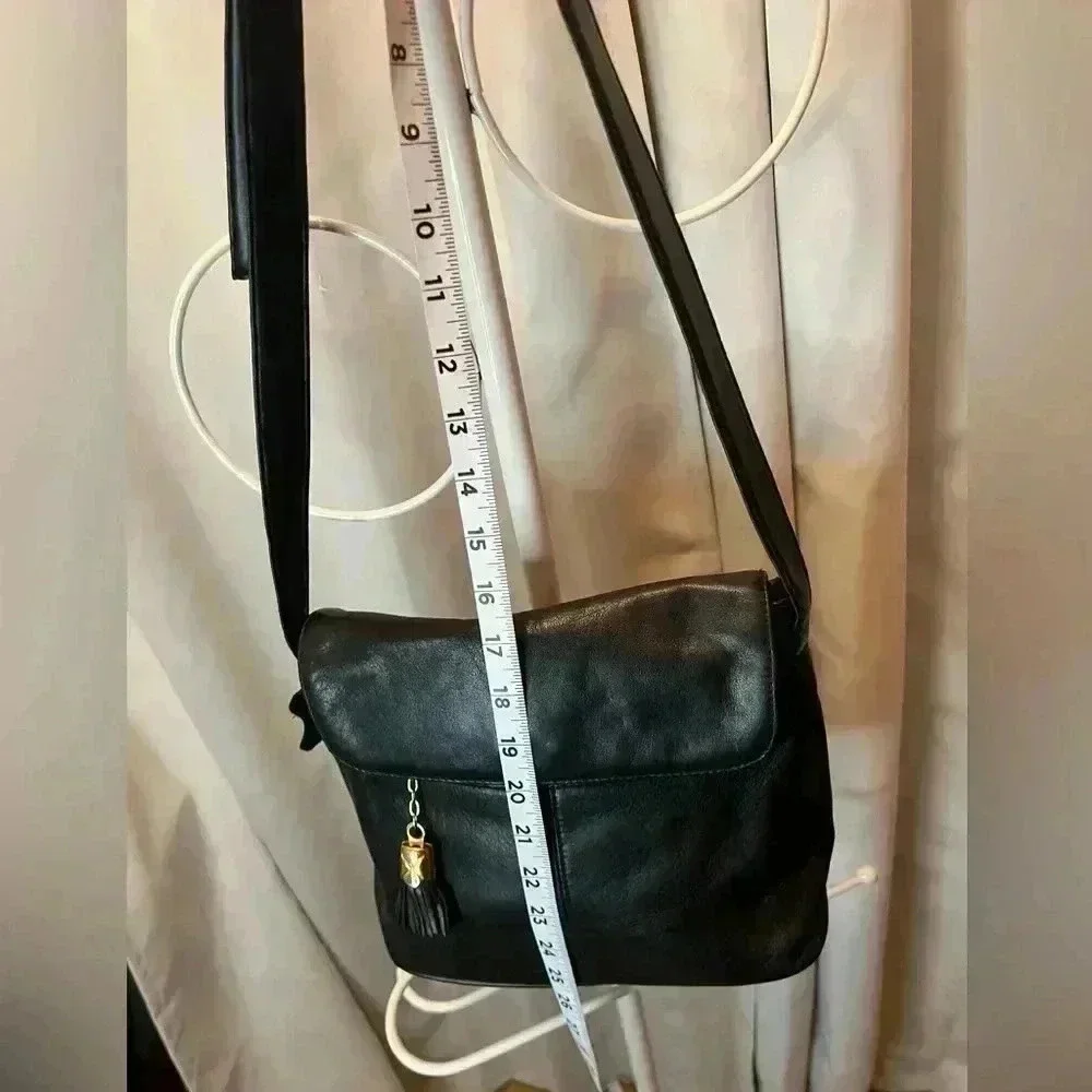 Jenny Buchanan Black Leather Crossbody bag - Picture 6 of 7